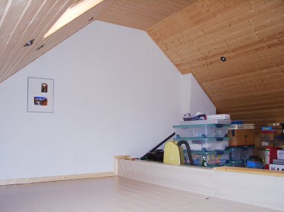 So kann's losgehen: Der "unbebaute" Raum